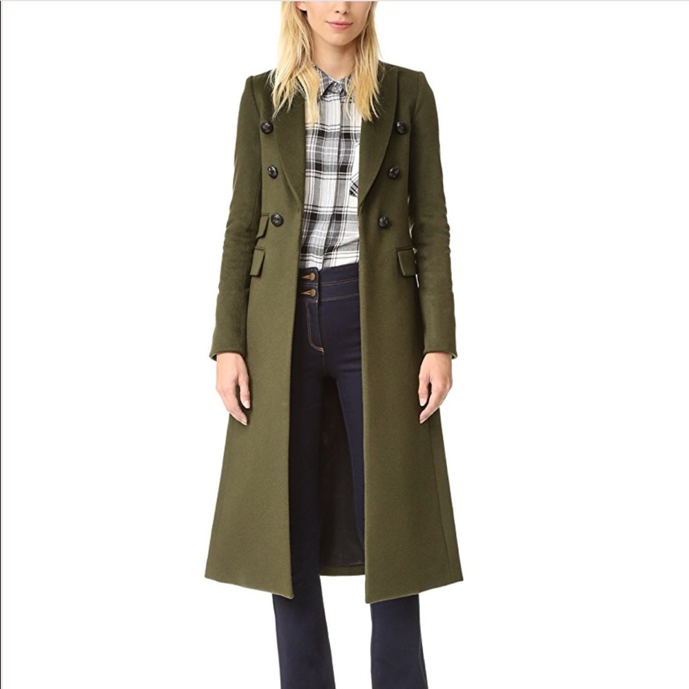 Rag & Bone voyager Faux slim coat